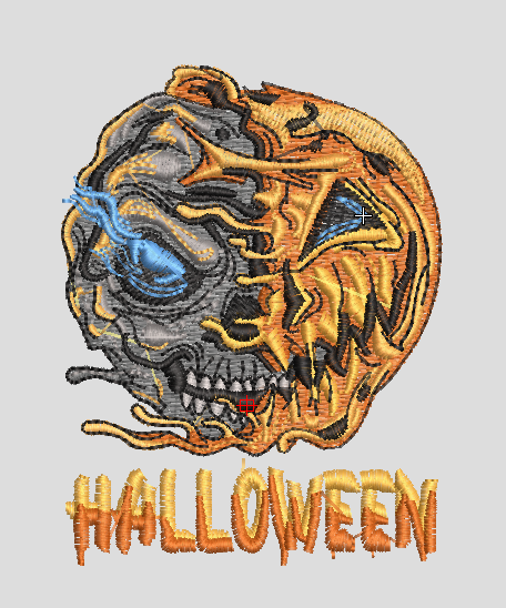 Halloween nakış deseni