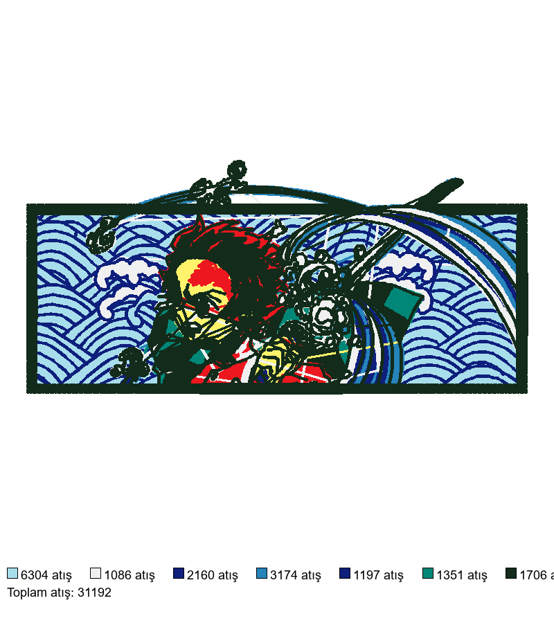 115 Kimetsu-no-yaiba nakış deseni