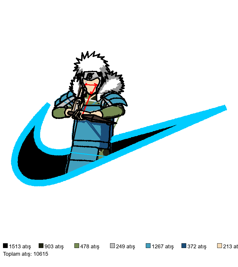 122 Nike Untitled nakış deseni önizlemesi