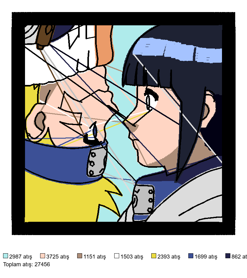 207 NARUTO AND HINATA nakış deseni