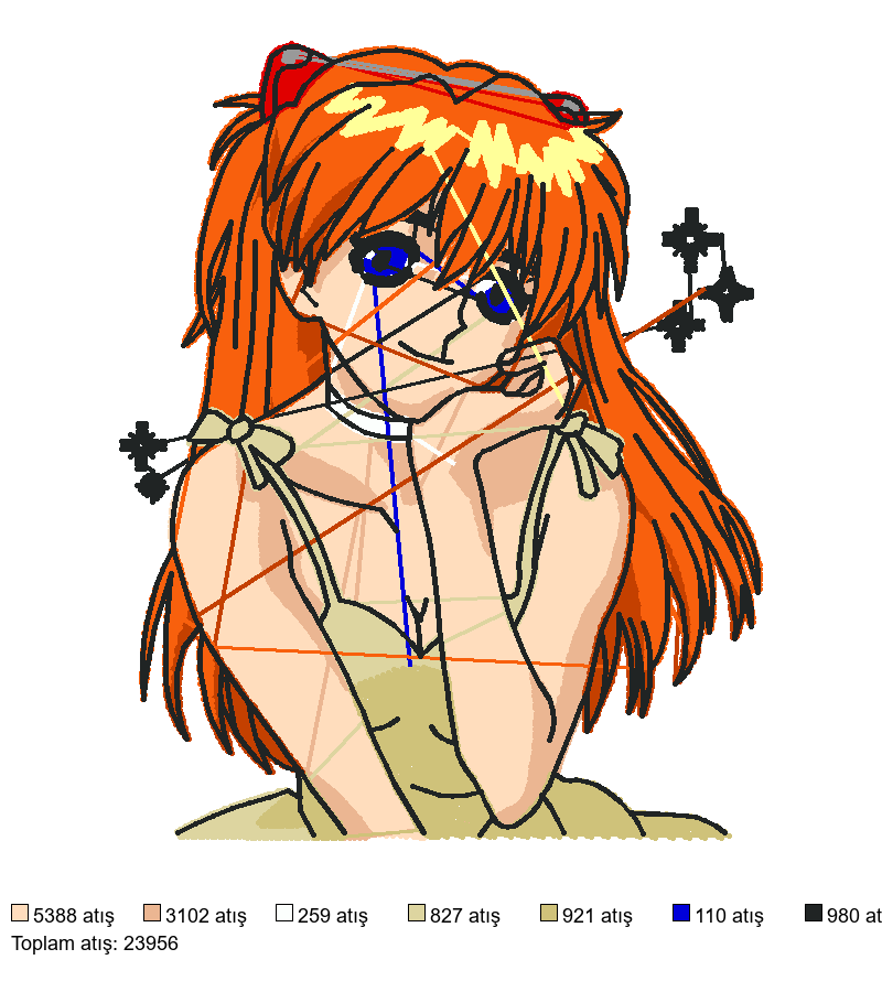 2340 nakış deseni