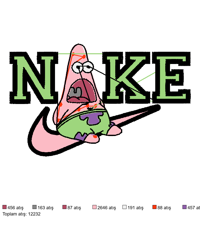 292 nakış deseni