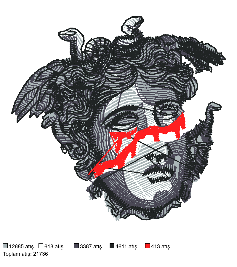 888 nakış deseni